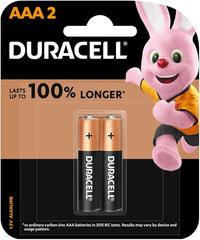 Duracell AAA Batteries - 2 Pack, Lasts Up to 100% Longer