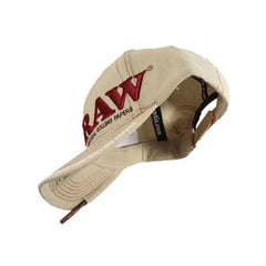 RAW | Flat Bill Baseball Cap | Classic Snapback with Poker Holder