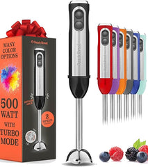 Peach Street | Powerful Immersion Blender | 500W | 2-Speed with Turbo Mode